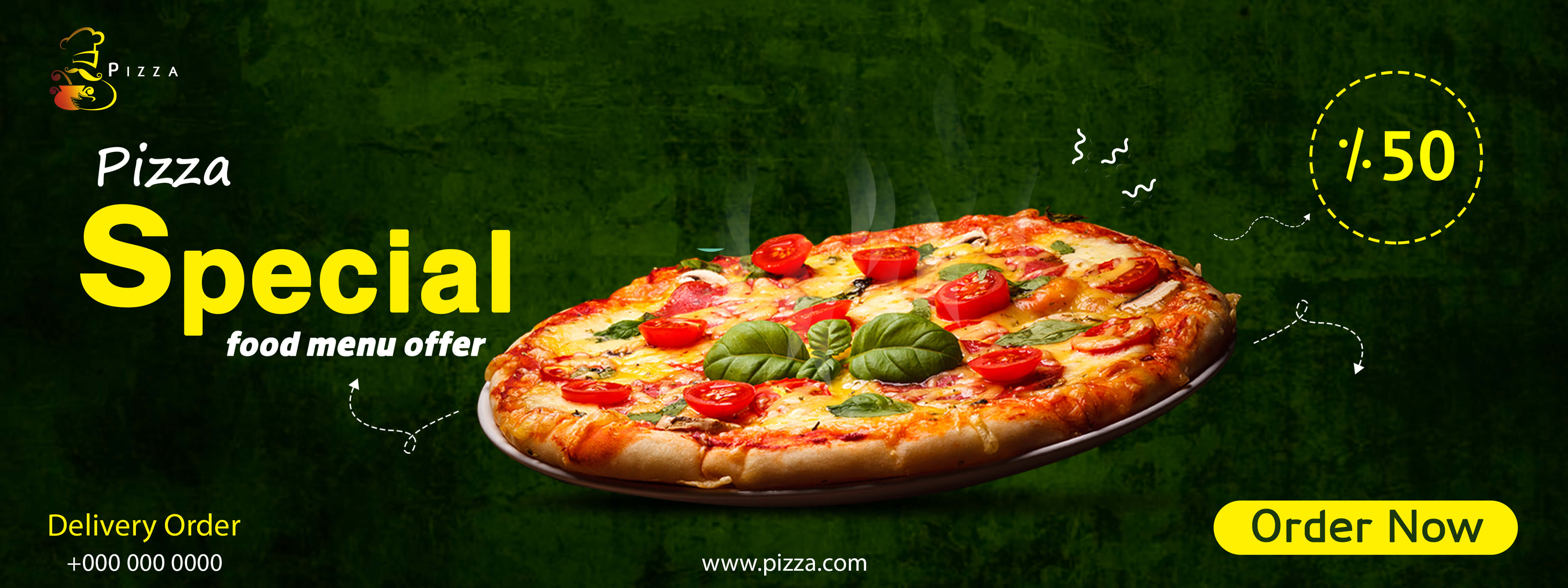بانر Pizza